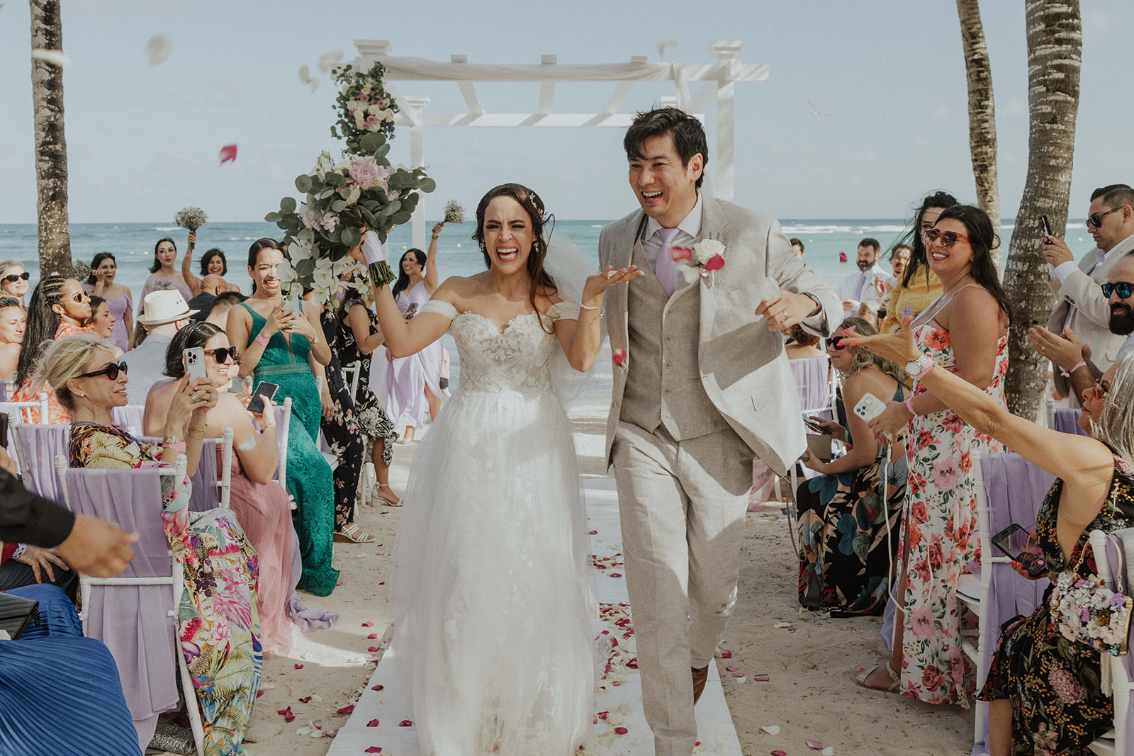 Destination wedding at Grand Palladium Hotel in Playa del Carmen, Mexico