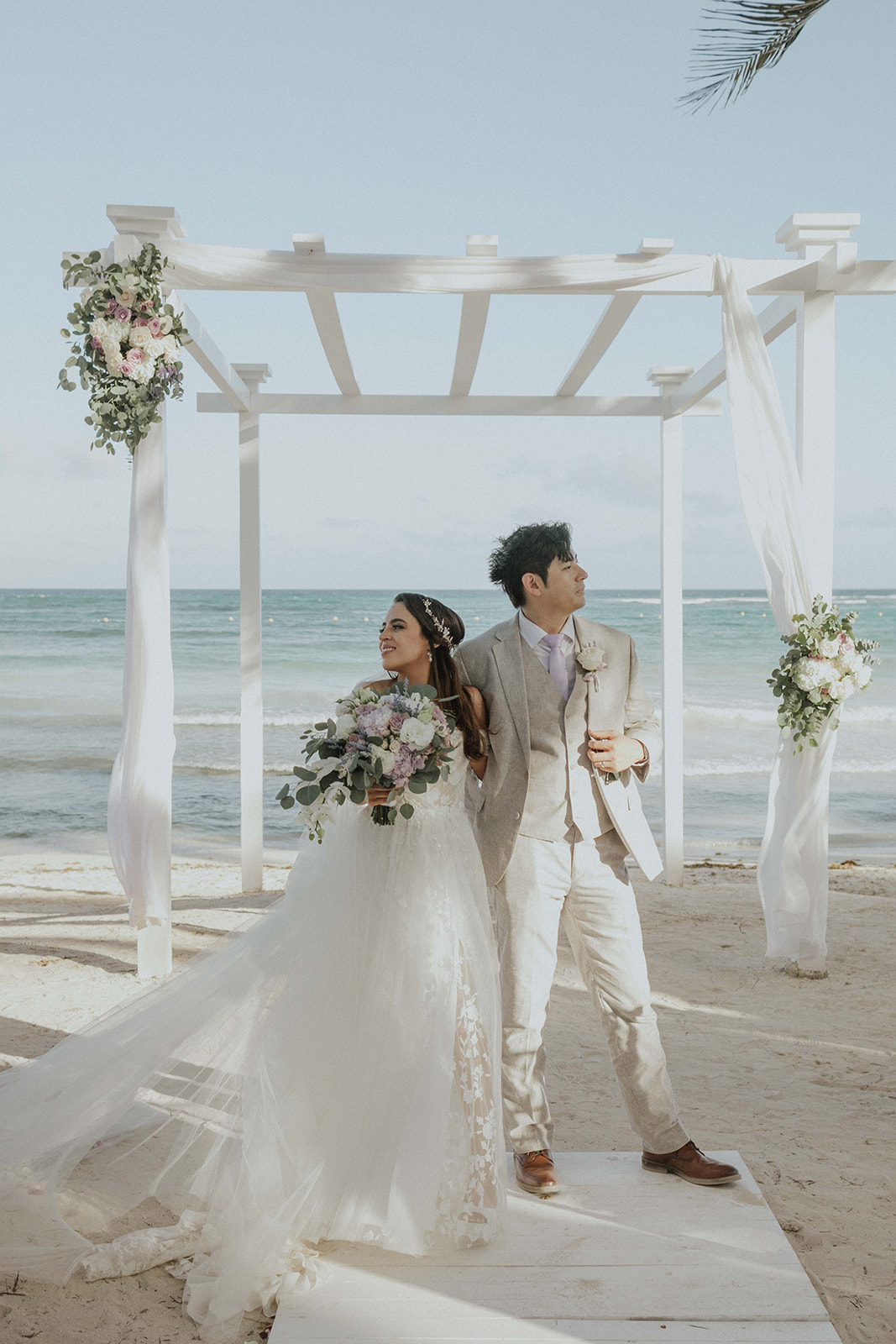 Boda de destino en el Hotel Grand Palladium en Playa del Carmen, México